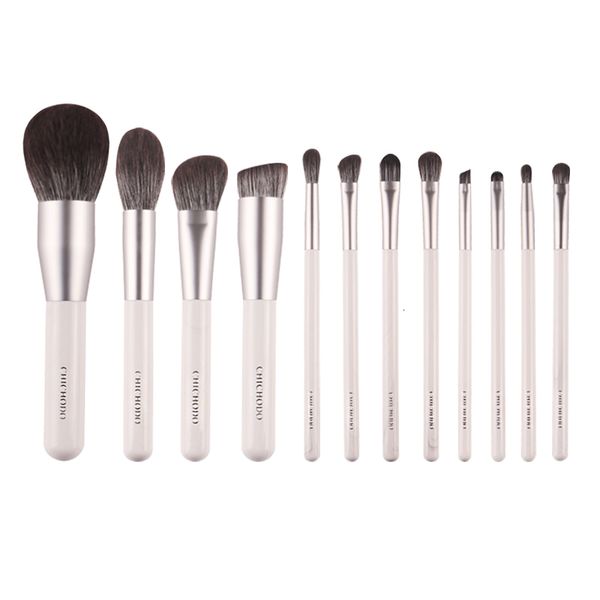 

eye shadow chichodo makeup brushivory white cosmestic brushes setsoft quick drying wool fiber hairmake up tool beauty pensfor beginer 230211
