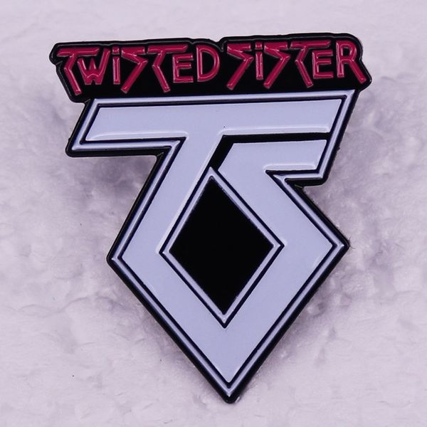 

twisted sister rock band brooch badge music cute anime movies games hard enamel pins collect metal cartoon brooch backpack hat bag collar la, Blue