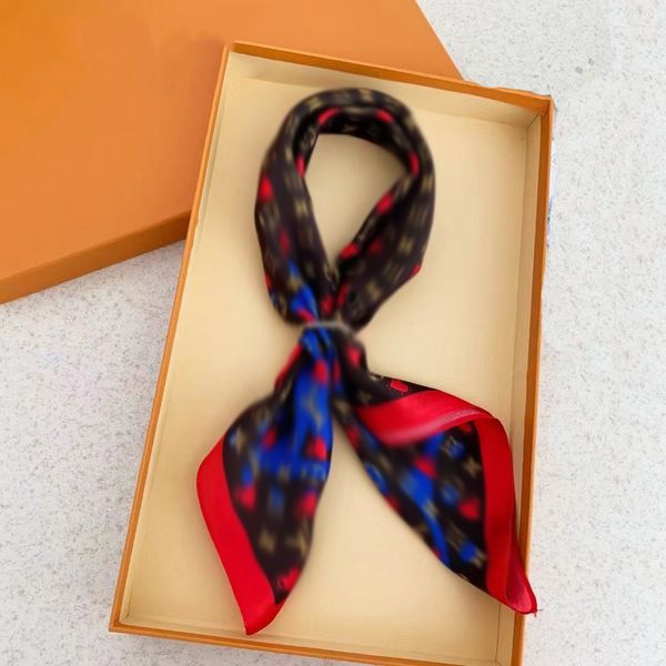 

new scarf soft silk scarf fashion women's baotou square scarf luxury real silk printed square 70/70cm zvw8, Blue;gray