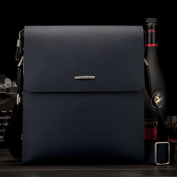 

evening bags yinte men's shoulder leather messenger blue business handbag hard style bag portfolio t83312 230210