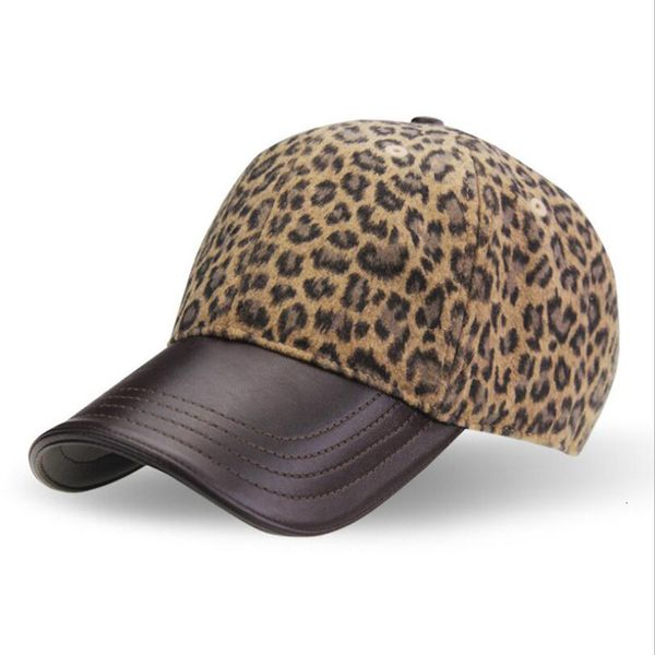 

ball caps fashion woman baseball autumn winter leopard print warm hats female ladies casual outdoor woolen hip hop cap 230211, Blue;gray