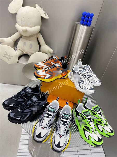 

2023 casual boots shoes sneakers men's spring new trendy family jindian color matching dad net red running casual shoes, Black