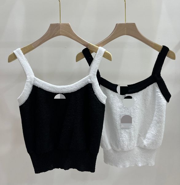 

26 2023 spring summer women sweater t shirt short sleeve crew neck black white black striped pullover womens qian6
