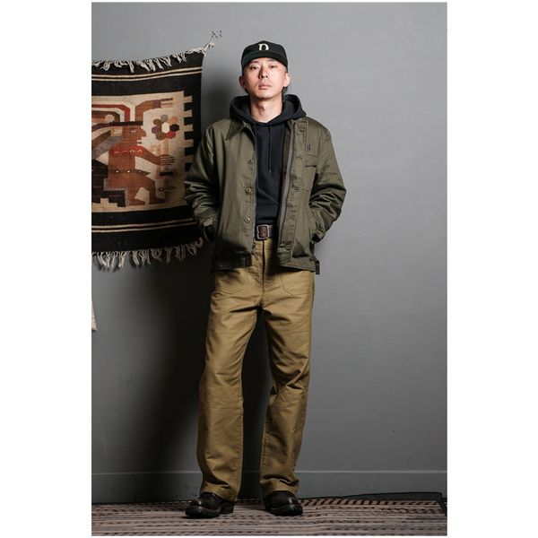

men's jackets simons vintage military usn a2 deck jacket amekaji original reissue winter suit 230211, Black;brown