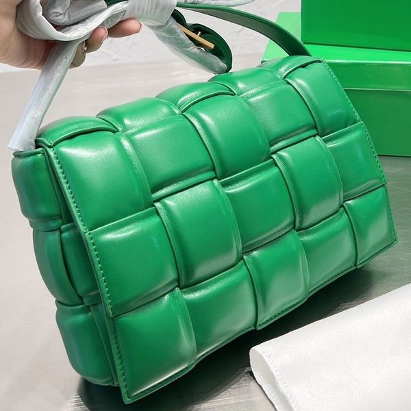 

hand woven rhomboid leather shoulder bags totes luxury multi color selection women's handbags shoulder bag cross body purses
