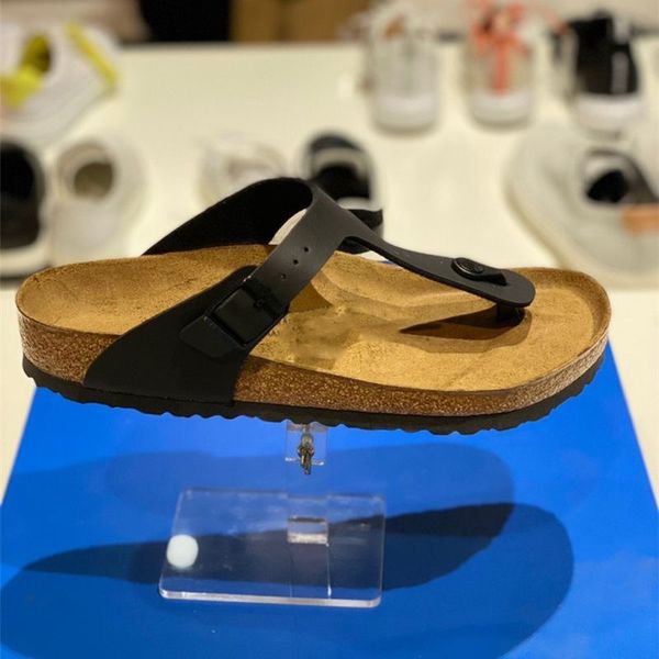 

2023white black flip flops pariscork slippers mens womens summer beach slide sandals ladies flip flops loafers print leather shoes pantoufle