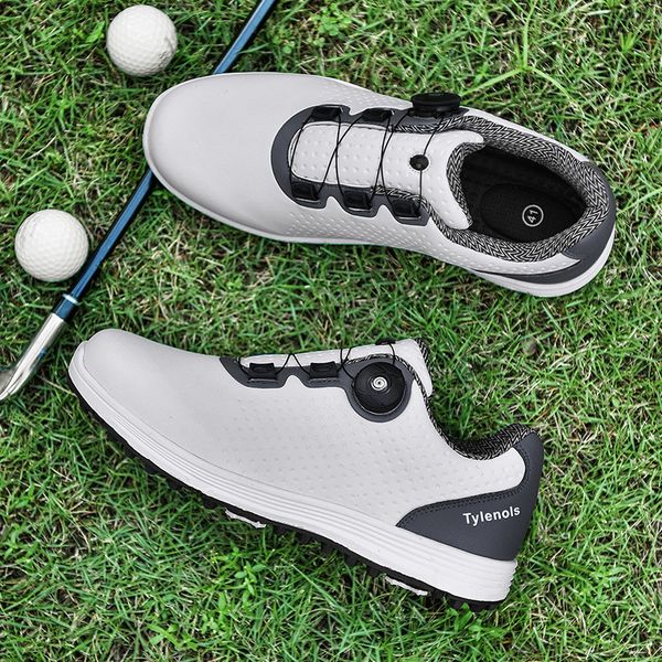 

safety shoes golf men 2023 size 3747 comfortable sneakers outdoor sports footwears walking anti slip athletic sheos 230211, Black;brown