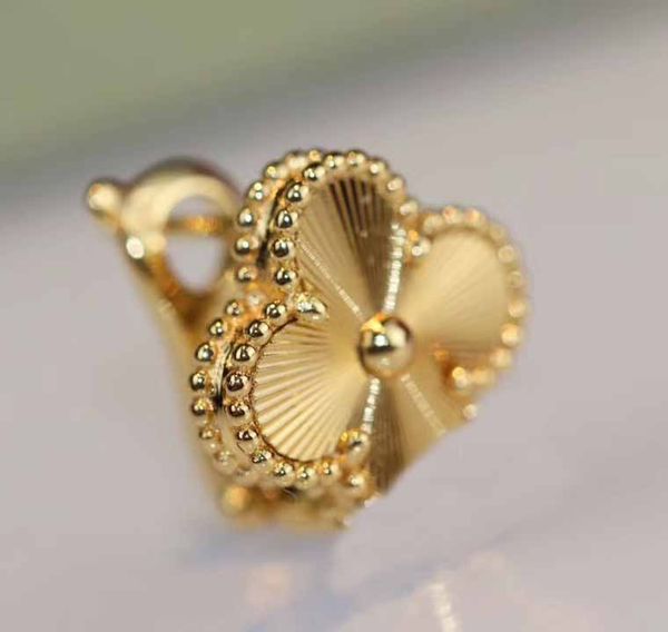 

v gold material luxury quality 1.5cm flower clip earringwomen wedding jewelry gift have special stamp web 127, Silver