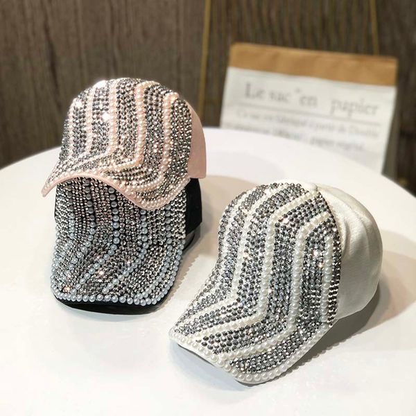 

ball caps spring summer ladies baseball cap allmatch sequin women fashion personality street hiphop hats sports hat 230211, Blue;gray