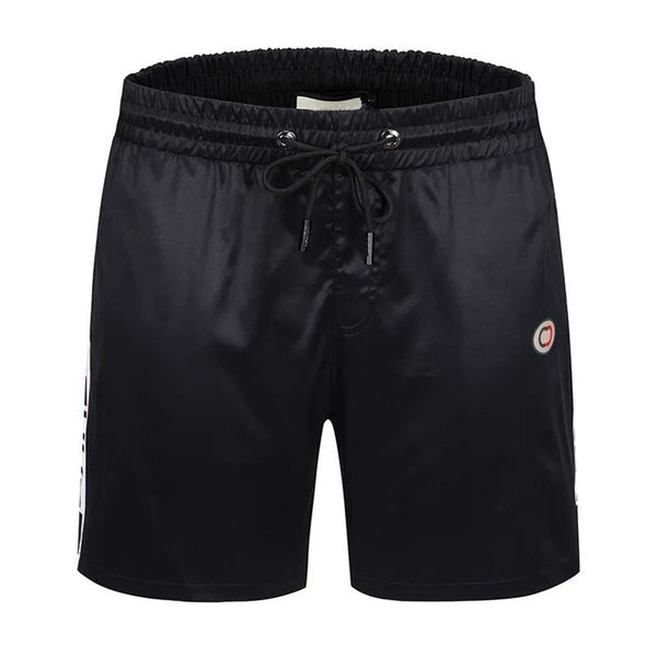 

men's beach board shorts bermuda men swim pants fashion swimwear swimsuit boardshorts quick-drying fitness goods flat 101, White;black