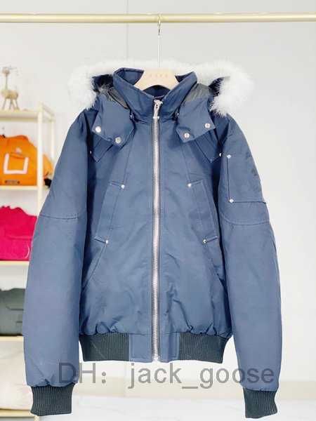 

22ss casual mens moose down jacket outwear outdoor doudoune man winter coat jackets parkas knuck 10 7fsj, Black