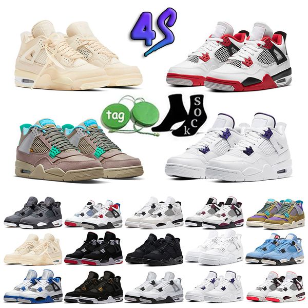 

infrared mens basketball shoes black cat designer 4s jumpman 4 university blue sail white oreo bred fire red thunder pure money military bla