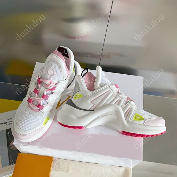 

lvity casual archlight sneakers shoes womens sneakers lace-up trainers height increasing mens dad xeei, Black