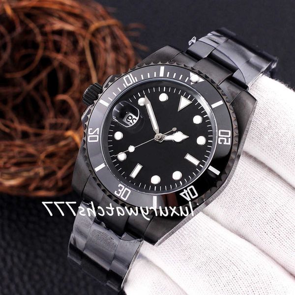 

mens sports watch designer black classic 41mm stainless steel sapphire glass waterproof luminous luxury folding wristes clasp, Slivery;brown