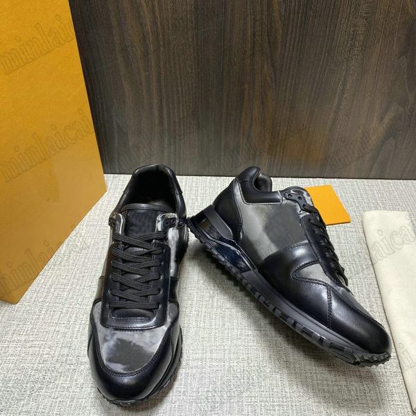 

llv trainer with box men designer shoe 22ss run away sneaker monograms flower sneakers luxurys leather white black trainer louiseitylvsviuto