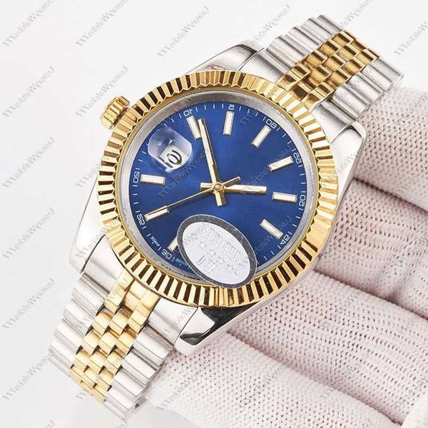 

mens watch womens automatic mechanical movement 36/41mm all stainless steel luminous waterproof powder s couple classic fashion, Slivery;brown