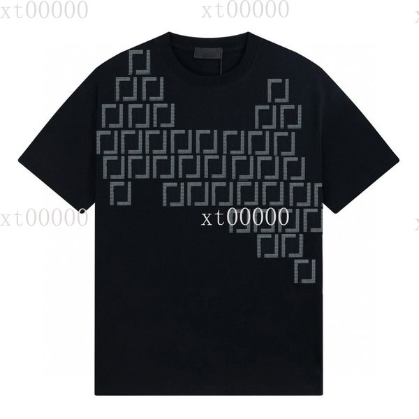 

23ss designer letter printed t shirts tee sweatshirt fashion high street short sleeves summer casual t-shirt breathable men women crew neck, Black;brown
