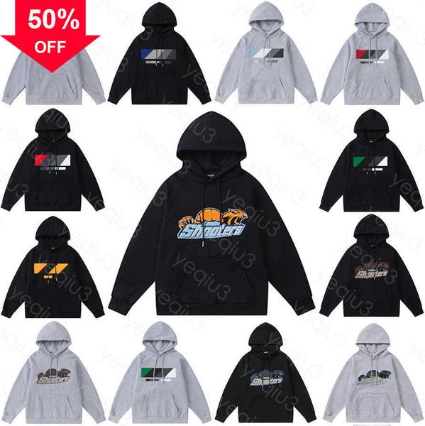 

wsem mens black hoodie sweatshirts designer pullover spring and autumn warm casual clothing pattern multicolor plus velvet letter streetwear