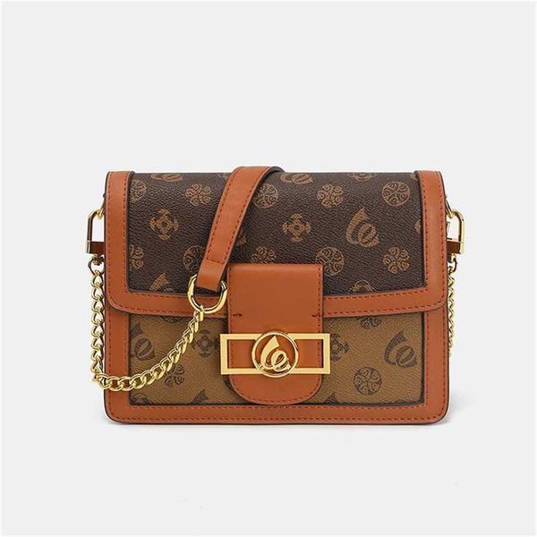 

2023 handbags online 90% off light luxury women's autumn square crossbody small advanced sense old flower bag fashion trend