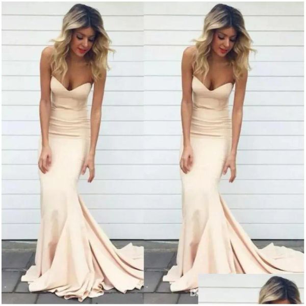 

2023 champagne evening dresses sleeveless mermaid sweetheart neckline sweep train satin plus size pleats prom gown formal custom vestidos, Black;red