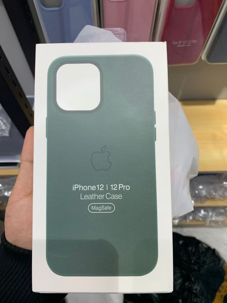

luxury official magnetic leather cell phone cases for iphone 12pro 12 pro max 12mini wireless charging drop protect covers with animation