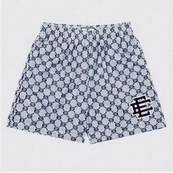 

men's shorts manufacture oem mens designer above knee sublimation custom eric emmanuel mesh ee emanuel e8, White;black