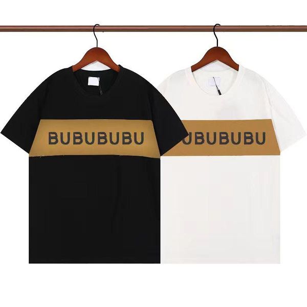 

new mens designer t shirt summer couples clothing bu short sleeves classic lettern s short sleeve luxurys pure cotton outdoor trend clothes, White;black