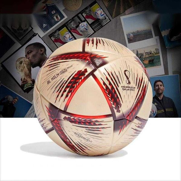 

balls 2022 world cup final soccer ball champagne gold factory direct sales support customization commemorative collection
