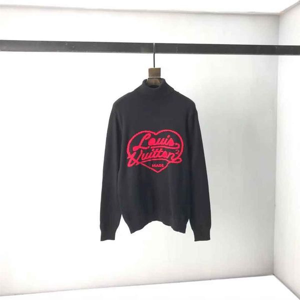 

new aop jacquard letter knitted sweater in autumn winter 2020 custom jacquard knitting machine enlarged detail crew neck cotton 265v, Black;brown