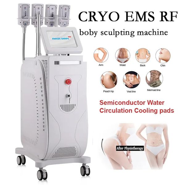 

cryolipolysis slimming therapy cryoskin pad ems stubborn fat removal machine body scuplting weight loss massage device with -11degree
