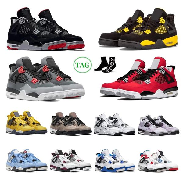 

2023 basketball shoes woman mens sneakers 4s university blue white sail black cat racer blue charity game katrina men women trainers running