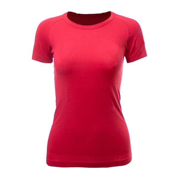 

ll yoga womens wear swiftly 1.0 tech ladies sports t shirts outfit short-sleeved t-shirts moisture wicking knit high elastic fitness fashion