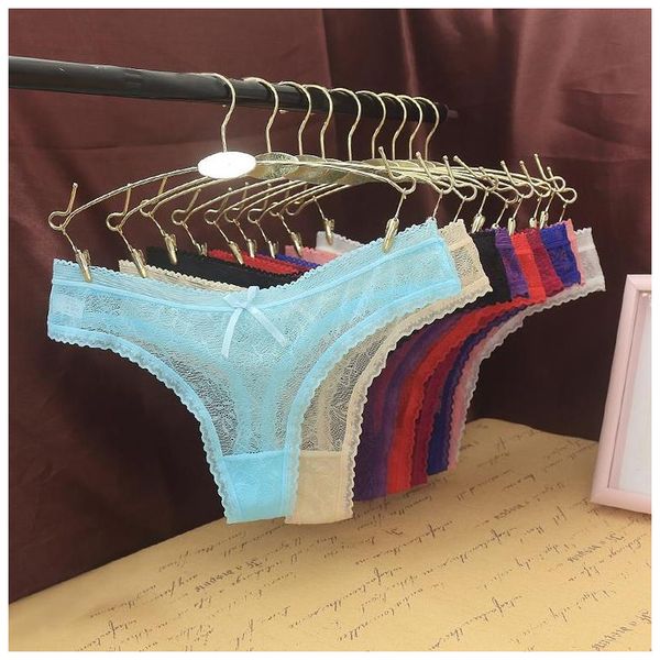 

lace women g-string thong panty underwear f110, Black;white