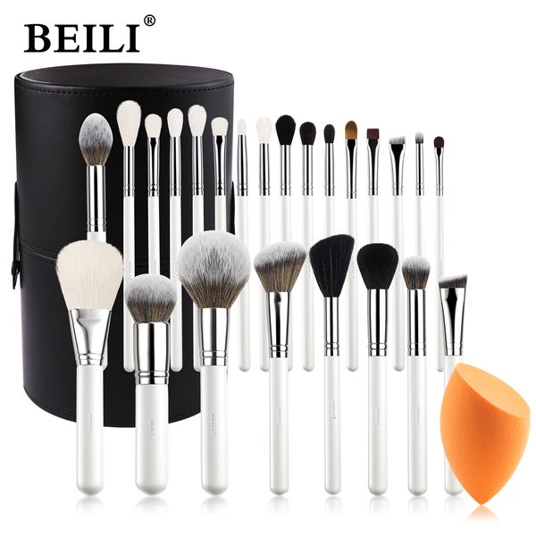 

eye shadow beili makeup brush set with holder and sponge tools foundation eyebrow eyeshadow brushes kit make up puff 24 42pcs 230211