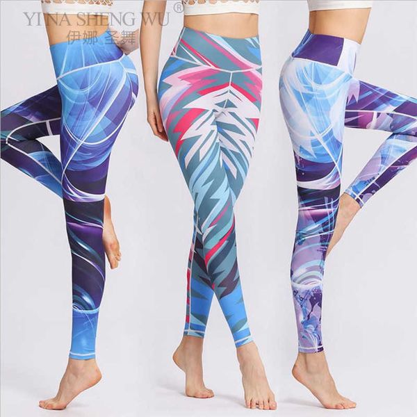 

exercise fitness clothing digital printing women seamless yoga pants push up leggings fitness gym sport running yoga high waist workout high