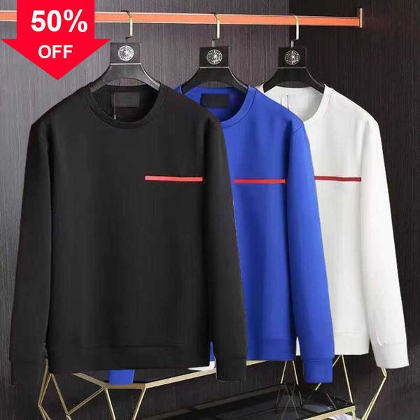 

zval designer hoodie sweatshirt hoodies coat autumn and winter letter printing clothing loose crew neck sweater jacket pullover tracksuit, Black