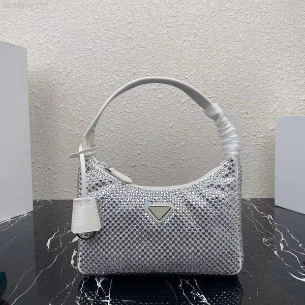 

brand luxury new full diamond underarm bag leather shoulder wholesale handbag