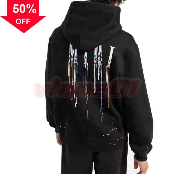 

nwys fashion mens designer hoodies hip hop style hoodie womens quality long sleeve pullover men women sweatshirts size s xl, Black