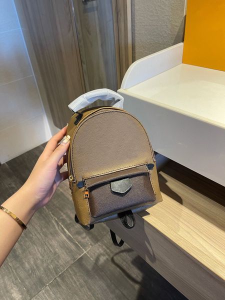 

2023 ss famous designer backpack women fashion bags shoulder bag lady handbags plain genuine leather zipper satchels interior slot pocket so