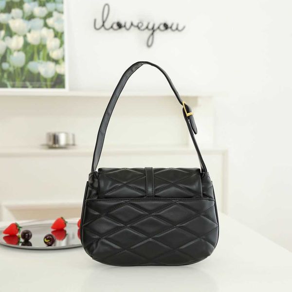 

appearance fashion designers shoulder high tiktok net red same french forest color simple diamond one shoulder underarm bag b0040