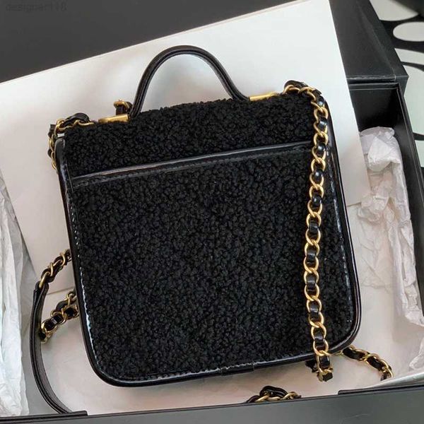 

fashion lamb hair chain shoulder belt leather bags designer bags sheepskin lining hand bags purses handbags for women luxury