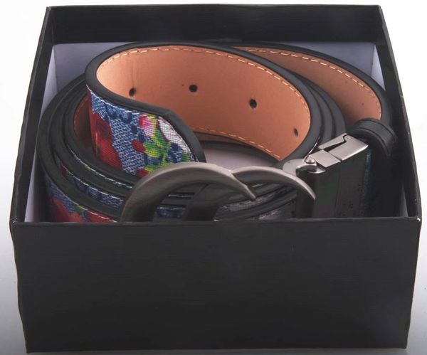 

big buckle genuine leather belt designer men women high-quality mens fashion swivel buckle belts width 38mm, Black;brown
