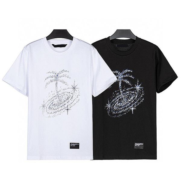 

men's plus tees & polos round neck embroidered and printed polar style summer wear with street pure cotton 7mn, Black;brown