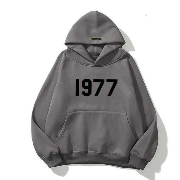 

hoodie sweatshirts designers men's hoodies essentials hooded for mens fog god of fear multi thread flocking 1977 high street couple52dn, Black