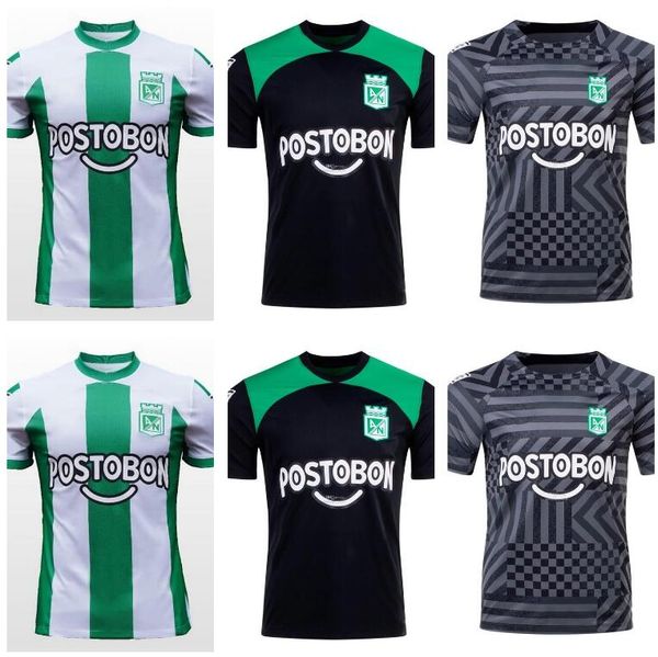 

2023 2024 atletico nacional medellin soccer jerseys 23 24 home h.barcos torres gio andrade d.pabon j.duque turro j.barrera renteria lucumi m, Black;yellow