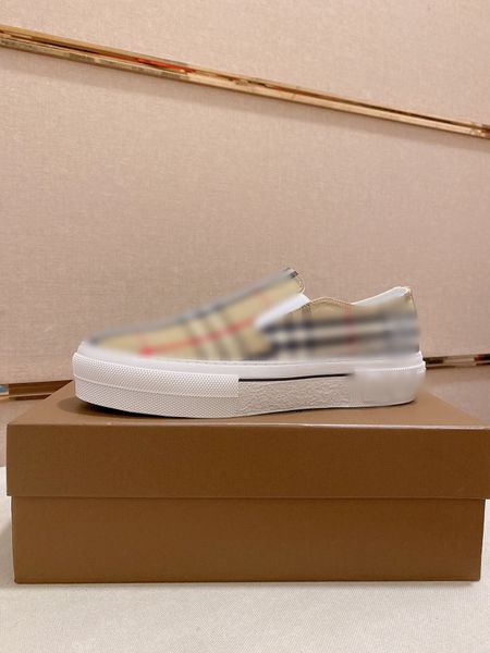 

2023 mens designer shoes pattern printed slip on cloth fashion designers men casual shoe, Black