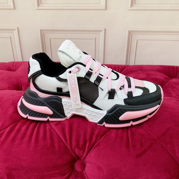

designer sneakers striped casual shoes men women vintage sneaker platform trainer season shades 0722, Black