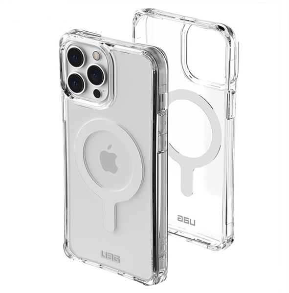

UAG Box Ice Crystal MagSafe Case Magnetic Wireless Charging Cover for iPhone 13 Pro 13 Max Case 13Mini Case, Clear