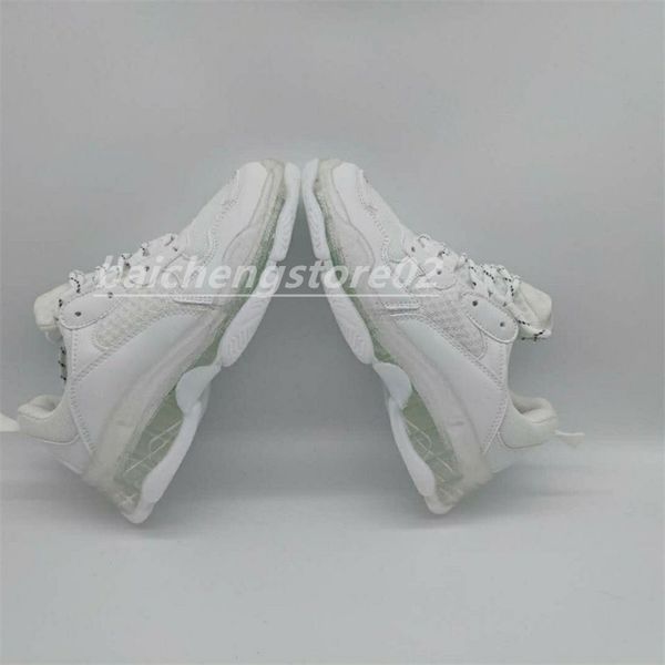 

17fw pairs clear sole triple s sneakers men women casual shoes fashion crystal bottom sneaker designer trainers old dad shoe white black gre