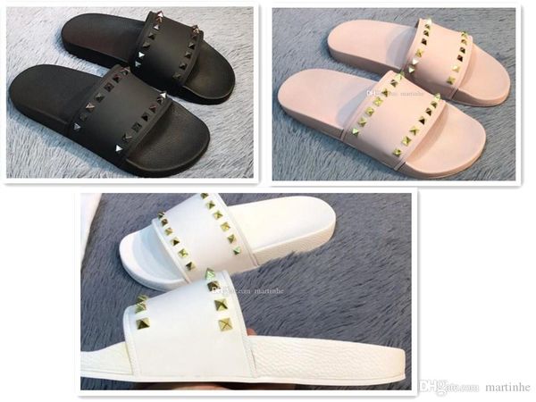 

with box men and women sandals designer shoes snake print luxury slide summer fashion wide flat sandals slipper with box size eur36-4 na, Black